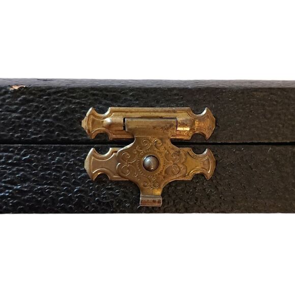 Raimond Sheffield England Serving Salad Spoon Fork Silver Plate Kings Fruit Vtg. - Picture 9 of 16